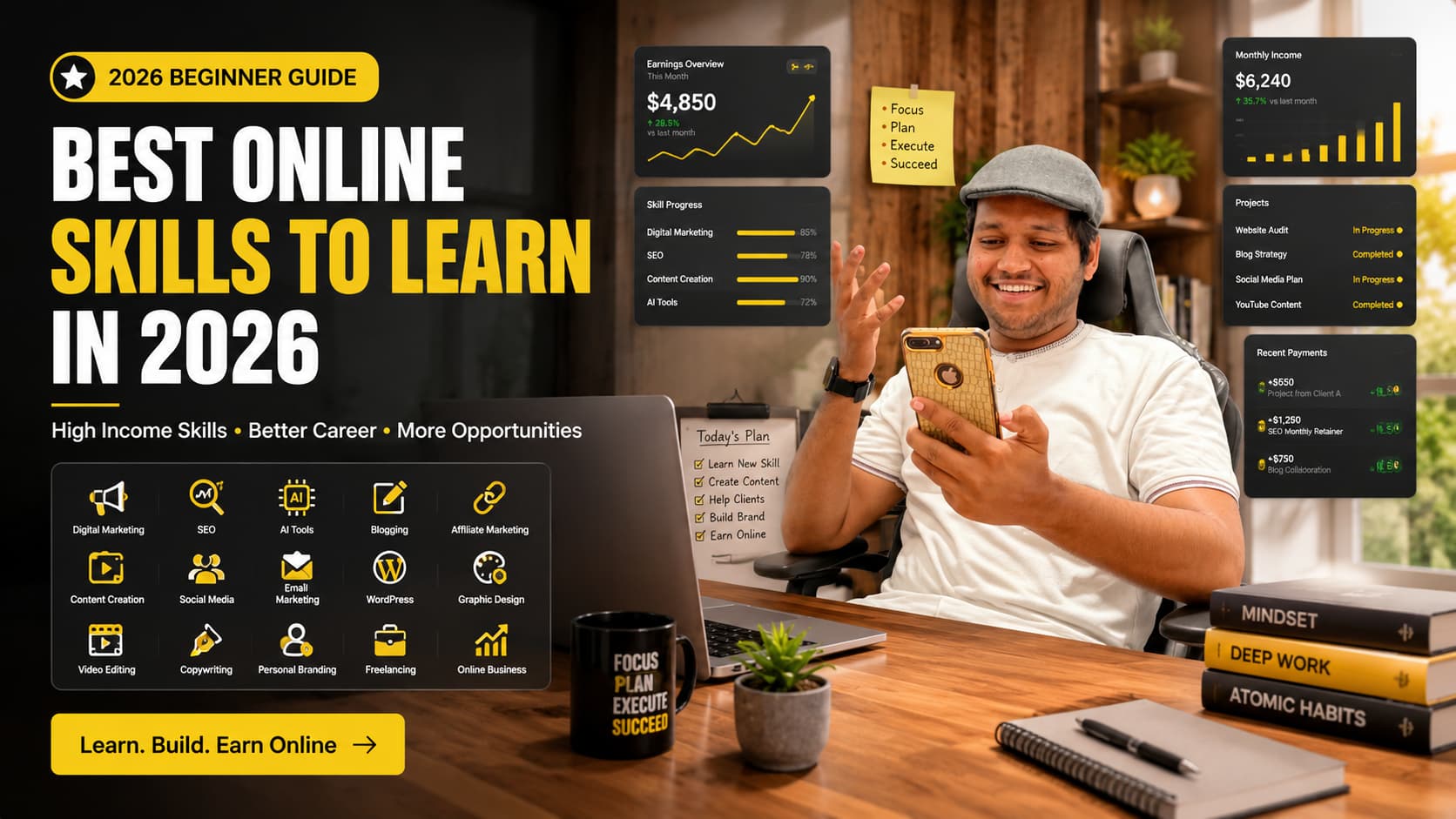 Mohd Abu Sayeed | Best Online Skills to Learn in 2026 to Build a High-Income Career