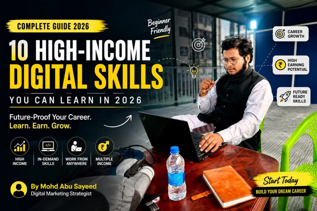 How to Learn High-Income Digital Skills in 2026 Mohd Abu Sayeed