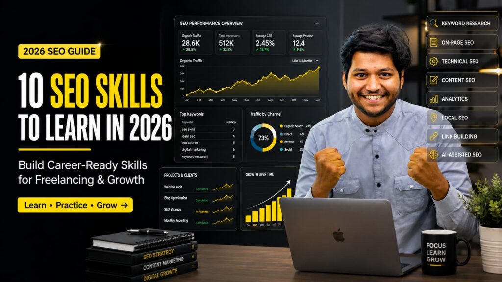 SEO Skills That Pay: 10 Practical SEO Skills to Learn in 2026