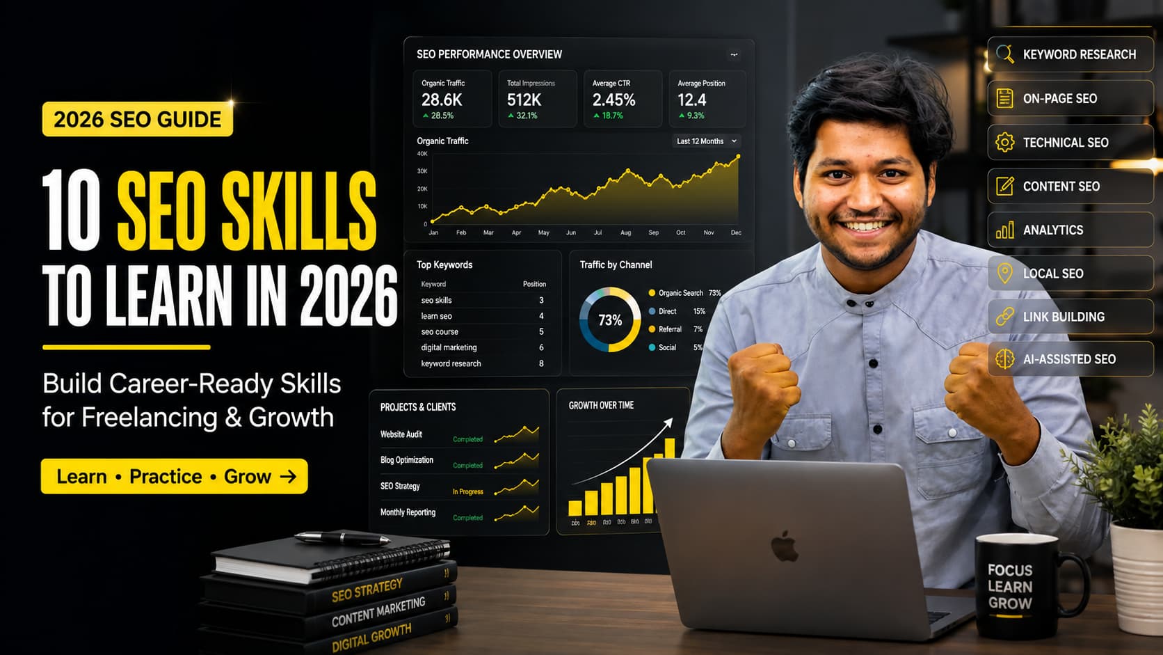 SEO Skills That Pay: 10 Practical SEO Skills to Learn in 2026